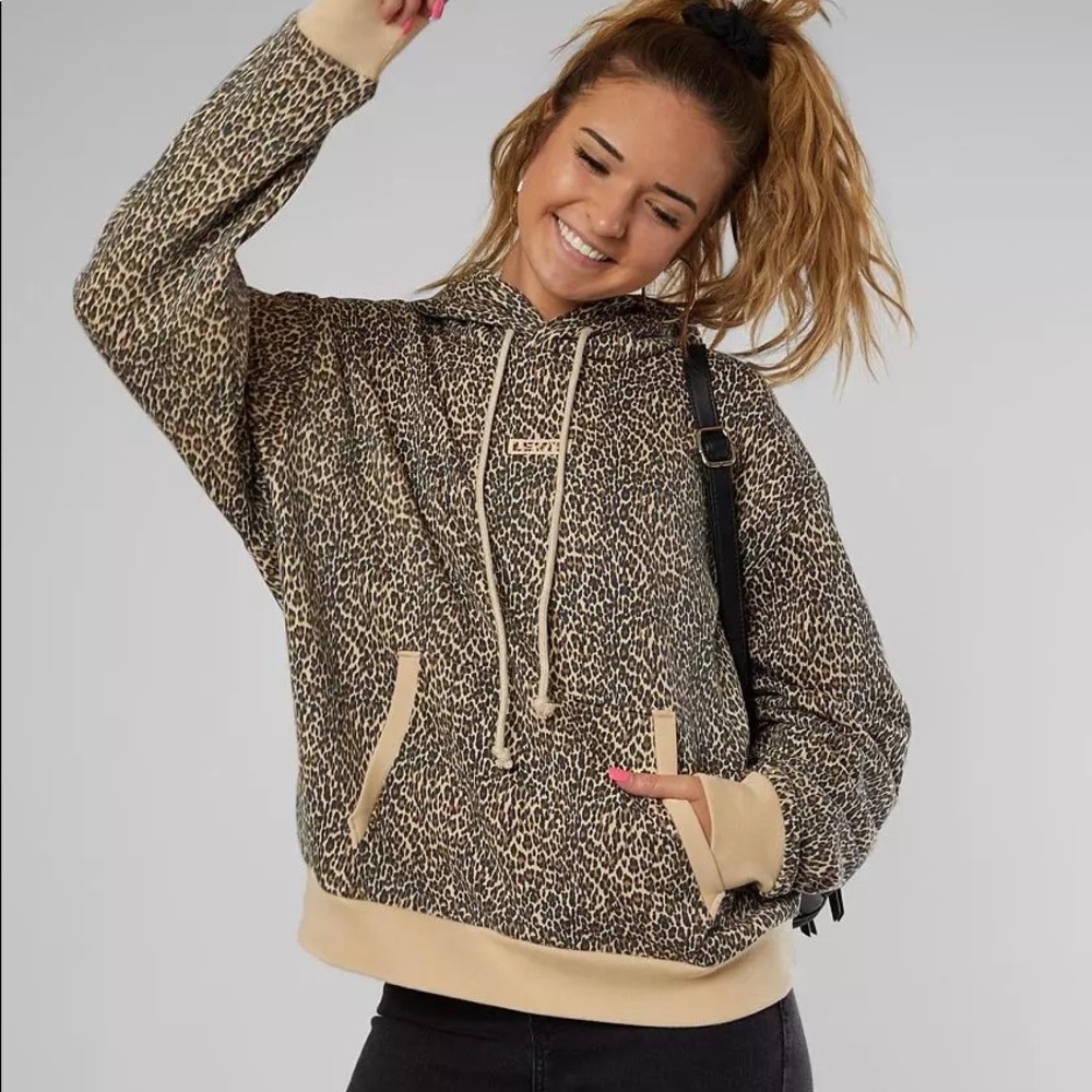 leopard Levi’s hoodie
